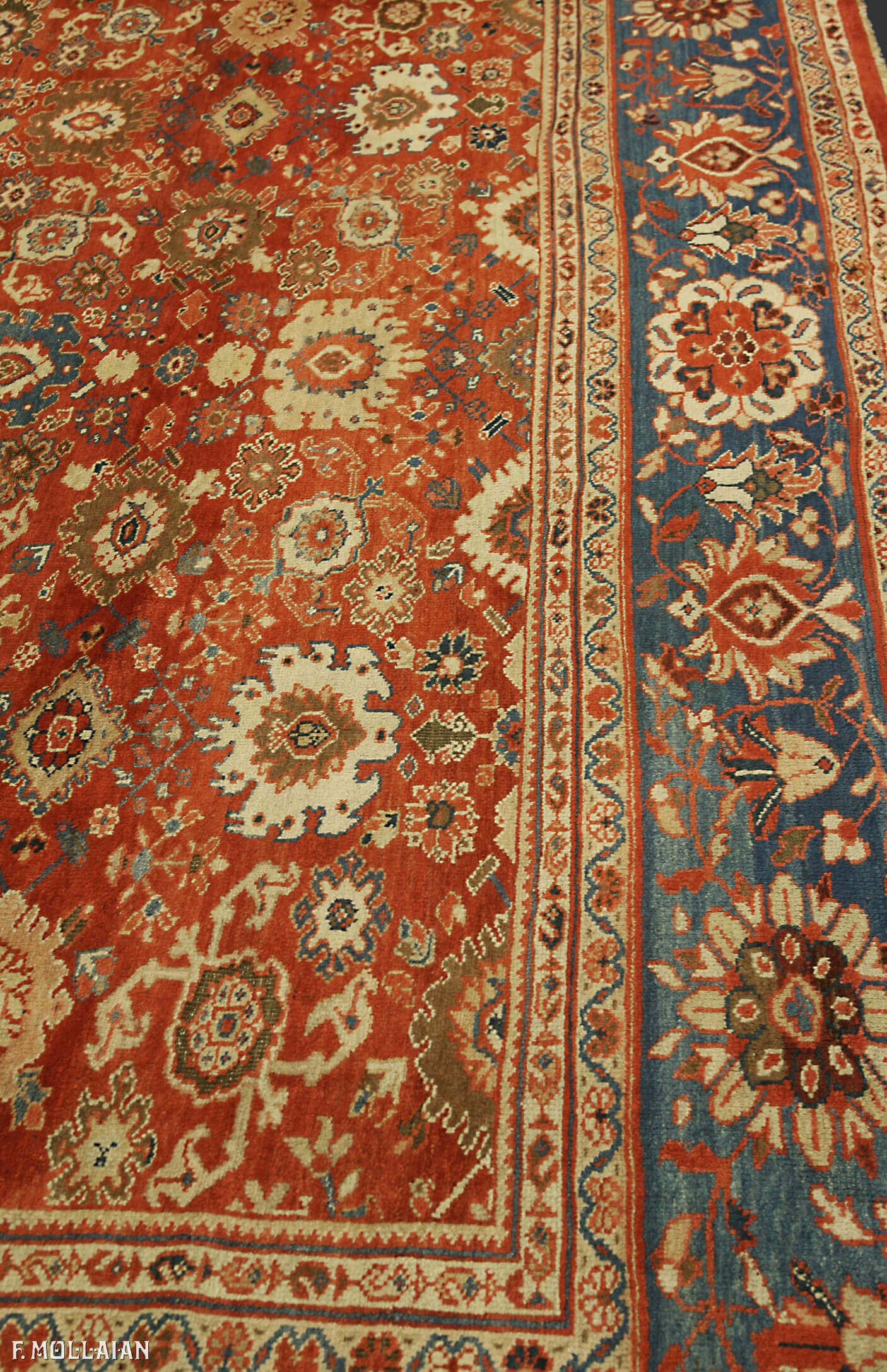 Antique Persian Mahal Ziegler Carpet n°:55348489